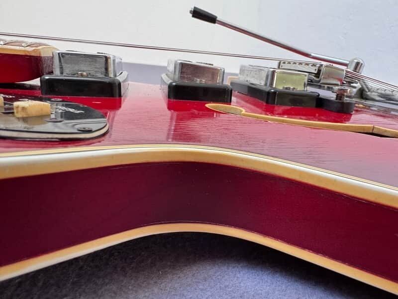 Hofner 4575 Verythin 1965 | cherry red, image 5 of 5