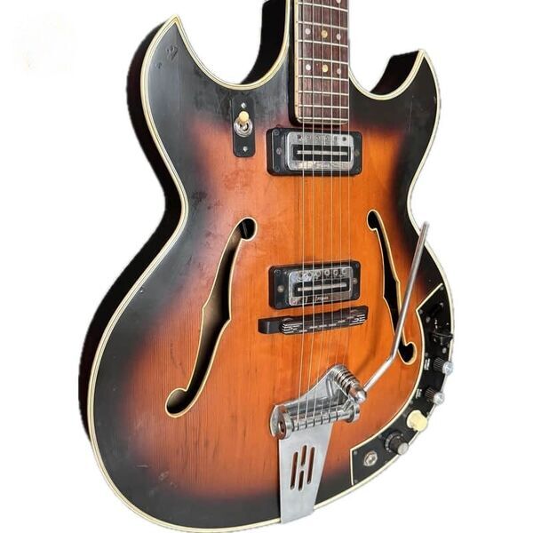 Hofner 4578 VTZ 1967 -Onboard Treble Boost & Fuzz | red, image 1 of 5