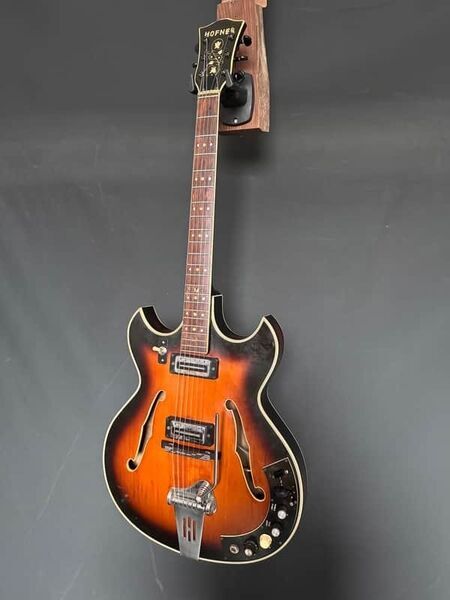 Hofner 4578 VTZ 1967 -Onboard Treble Boost & Fuzz | red, image 2 of 5