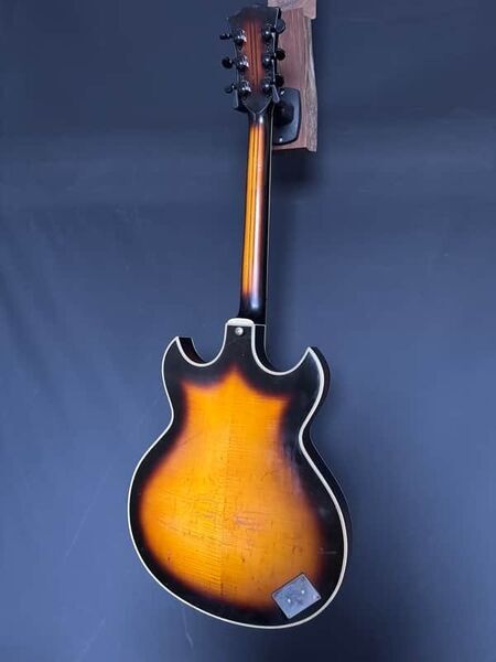 Hofner 4578 VTZ 1967 -Onboard Treble Boost & Fuzz | red, image 3 of 5