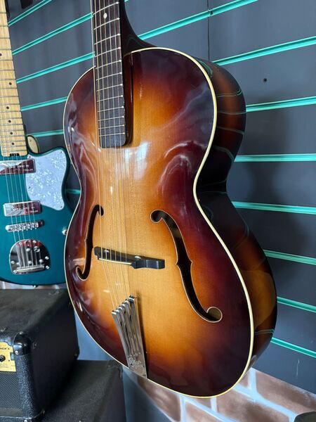 Hofner Congress Brown Sunburst 1966 Hollow Body Acoustic Guitar | Brown Sunburst, image 3 of 5