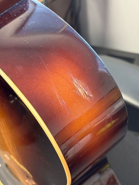 Hofner Congress Brown Sunburst 1966 Hollow Body Acoustic Guitar | Brown Sunburst, image 4 of 5