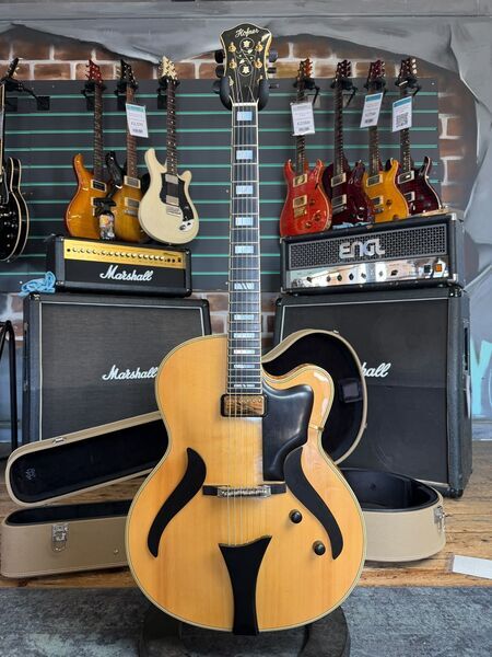 Hofner Jazzica Custom Natural 2003 Archtop Hollow Body Guitar | Natural, image 1 of 5