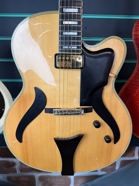 Hofner Jazzica Custom Natural 2003 Archtop Hollow Body Guitar | Natural, image 4 of 5