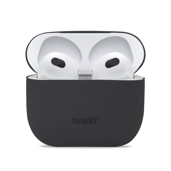 HoldIt Hållbart fodral till AirPods | Apple AirPods 3. Gen | svart 1