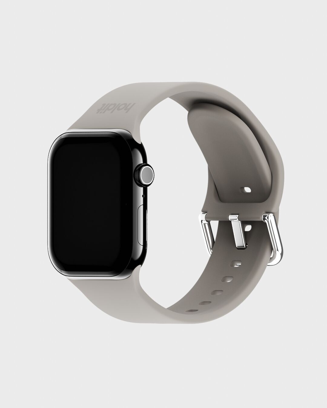 Holdit Nachhaltiges Silikonarmband Apple Watch 38/40/41 Taupe