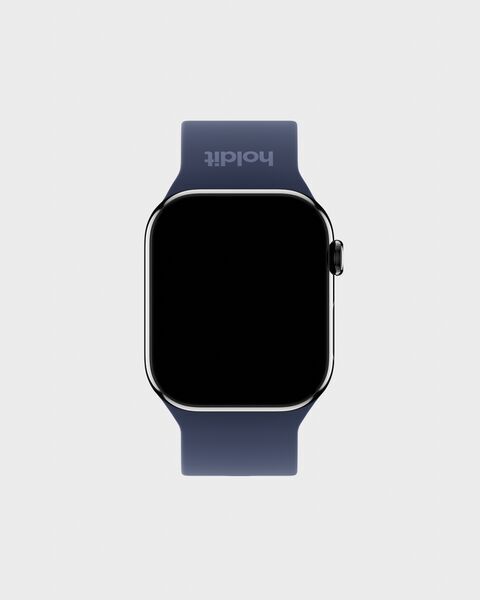 Holdit Sustainable Silicone Watchband | Apple Watch 38/40/41 | Navy Blue 2