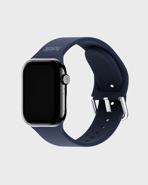 Holdit Sustainable Silicone Watchband | Apple Watch 42/44/45/49 | Navy Blue 1