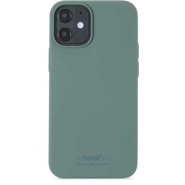 HoldIt Capa de telemóvel sustentável | iPhone 12 mini | verde musgo