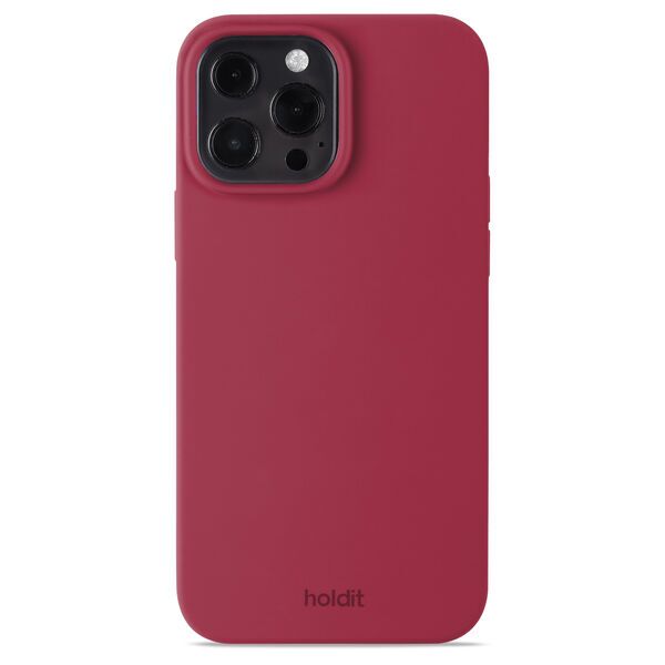 HoldIt Custodia per telefono sostenibile | iPhone 13 Pro Max | Velluto rosso