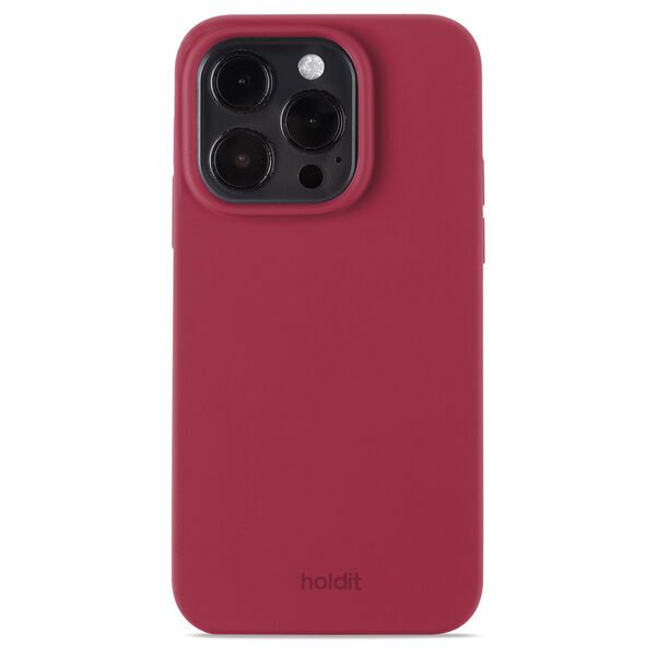 HoldIt Custodia per telefono sostenibile | iPhone 14 Pro | Velluto rosso