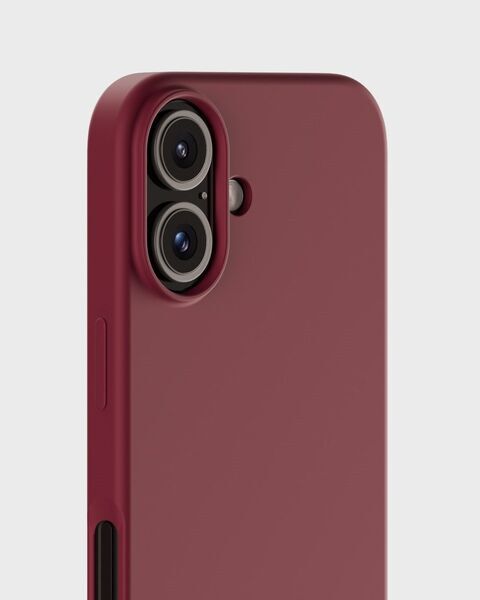 HoldIt Trajnostni ovitek za mobilni telefon | iPhone 16 | rdeč žamet, image 4 of 4
