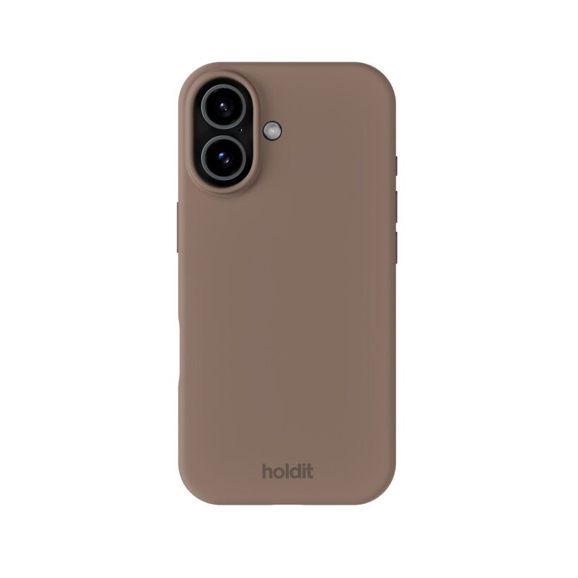 HoldIt nachhaltige Handyhülle iPhone 17 Mokka-Braun