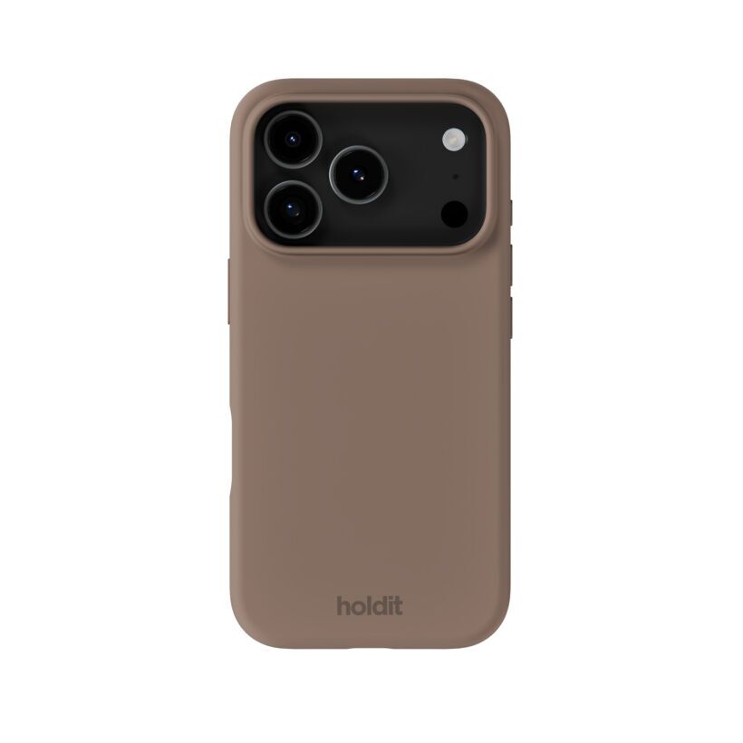 HoldIt nachhaltige Handyhülle iPhone 17 Pro Mokka-Braun