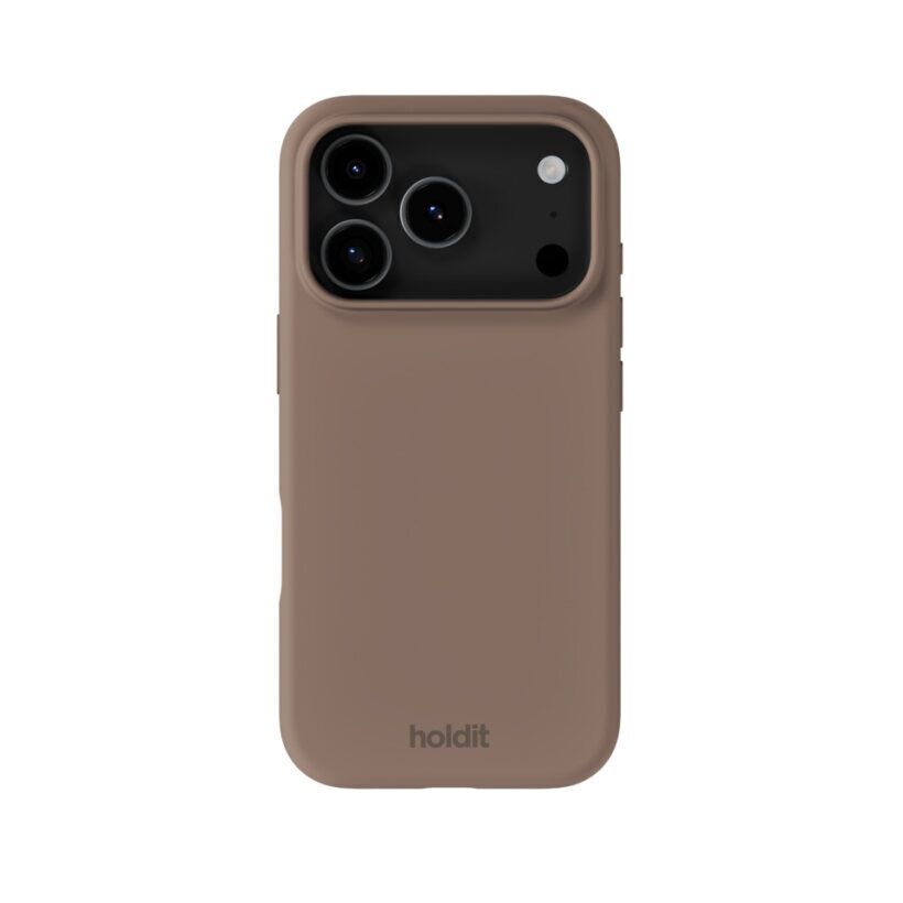 HoldIt nachhaltige Handyhülle iPhone 17 Pro Max Mokka-Braun