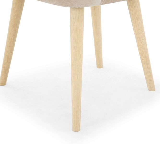 Holly dining chair Danny Cream | brown, image 3 of 4
