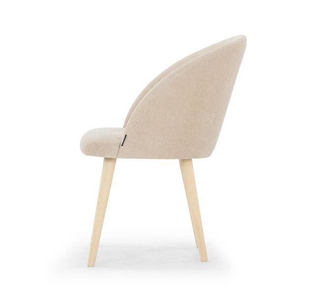 Holly dining chair Danny Cream | brown, image 1 of 4