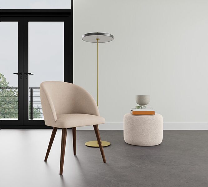 Holly cadeira de jantar Mark Sand | creme, image 1 of 4