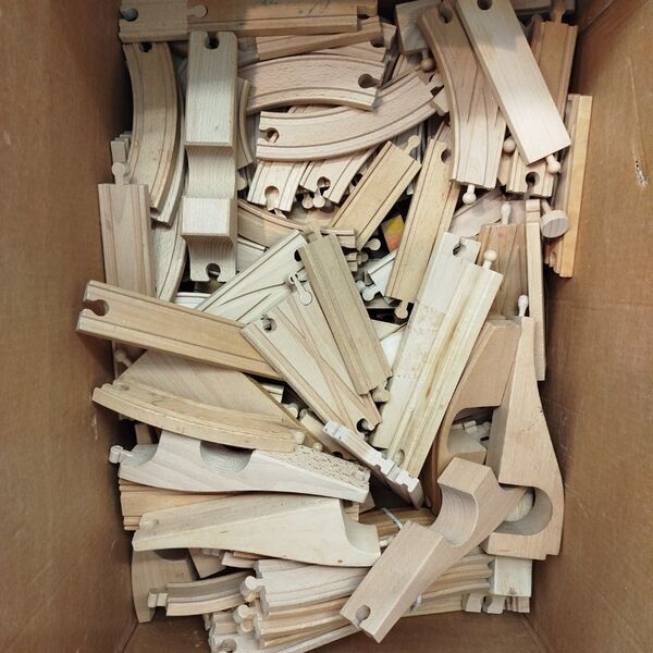 Holz Eisenbahnwelt Spielset - Züge and Schienen | multicolored 2