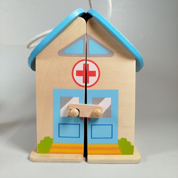 Holz-Spielset Krankenhaus & Küche - Spielküche Zubehör, Basteln & Lernen | multicolored 3