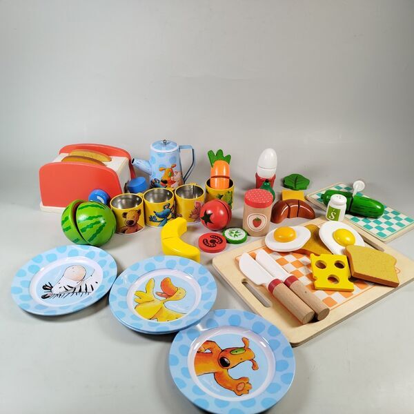 Holz-Spielset Krankenhaus & Küche - Spielküche Zubehör, Basteln & Lernen | multicolored 4