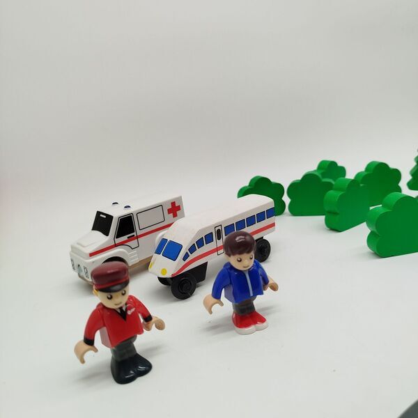 Holzbahn Zubehรถr Set | večbarven 3