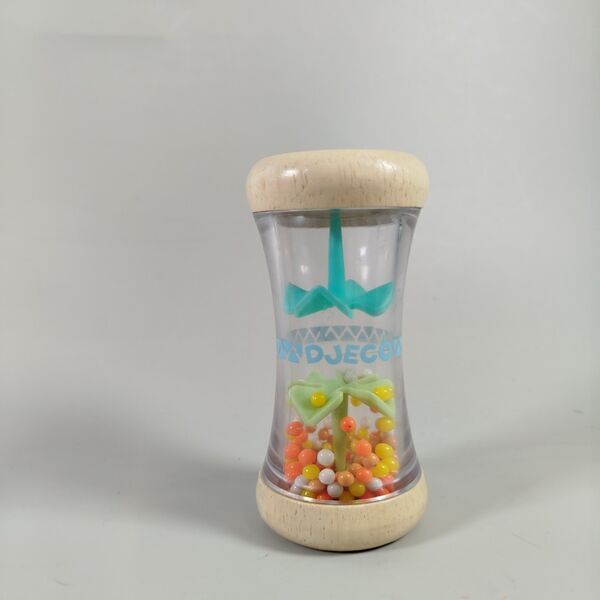 Holzspielzeug-Konvolut - Werkzeug, Nachziehtier & Rassel | mehrfarbig 4