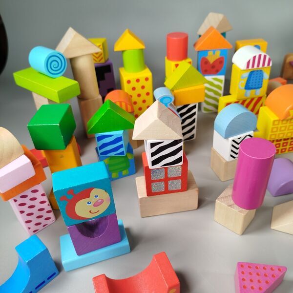 Holzspielzeug Set | 6 Teile | multicolored 2