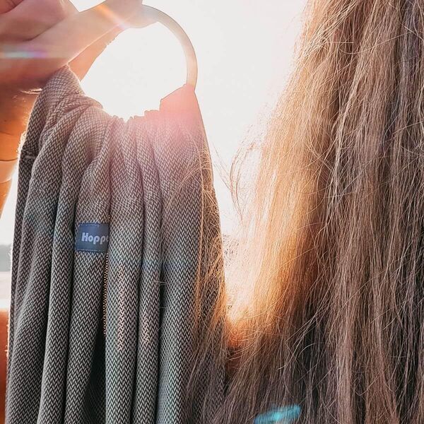 Hoppediz Ring Sling Tragetuch Elba | olivegrün 3