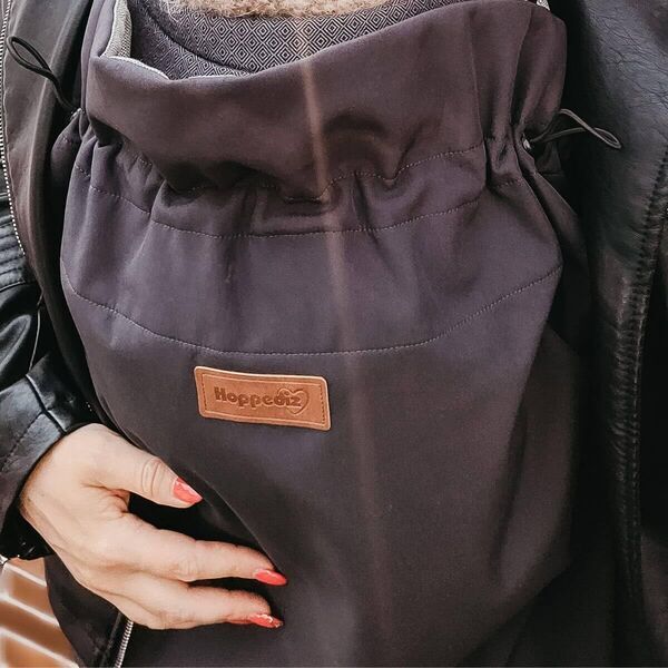 Hoppediz Softshell Tragecover | grey 3