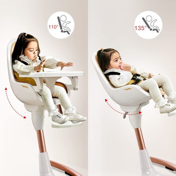 Hot Mom Babyhochstuhl mitwachsend | white 3