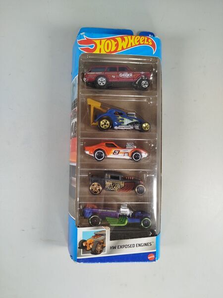 Hot Wheels 5-Pack HW Exposed Engines | multicolor 1