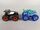Hot Wheels Bundle Monster Trucks Mega Wrex, Mega Hai & Wolf Set von 4 Spielzeugautose | mehrfarbig, thumbnail 2 of 3