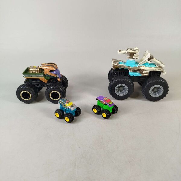 Hot Wheels & Mattel Bundle Monstertrucks Set von 6 Modellautose | mehrfarbig, image 2 of 3