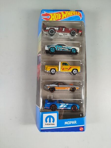 Hot Wheels Mopar 5er-Pack – Sammler- & Rennwagen-Set | mehrfarbig 1
