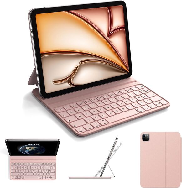 HOU FY-10G iPad KeyboardDock | iPad 10 (2022) 10.9" | rosa | DE, image 1 of 1