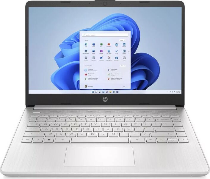 HP 14-DQ | N150 | 14" | 8 GB | 128 GB SSD | FHD | silver | Win 11 Home | IT, image 1 of 5