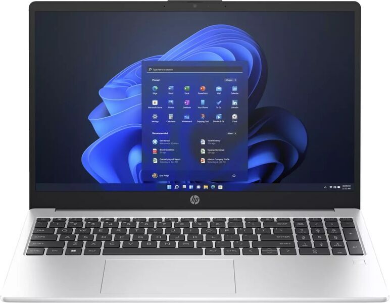 HP 255 G10 | Ryzen 5 7530U | 15.6" | 8 GB | 512 GB SSD | FP | Win 11 Pro | sølv | DE 1