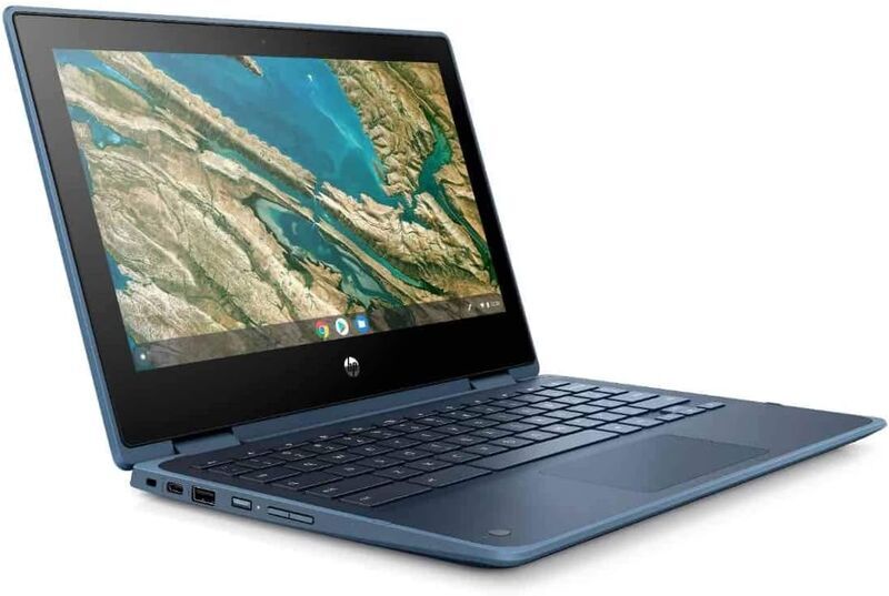 HP Chromebook x360 11 G3 EE | N4020 | 11.6" | 4 GB | 32 GB eMMC | azul | Chrome OS | DK