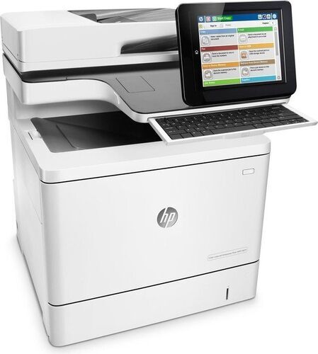 Som Ny: HP Color LaserJet Enterprise MFP M577cm Managed | vit/svart