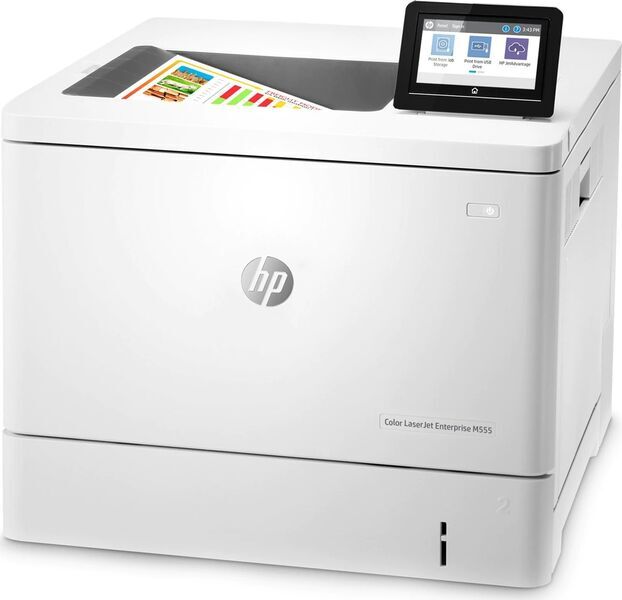 HP Color LaserJet Enterprise M555dn | weiß/schwarz 3