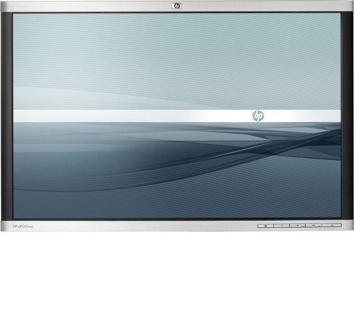 HP Compaq LA2205wg 22" ohne Standfuß Schwarz/Silber