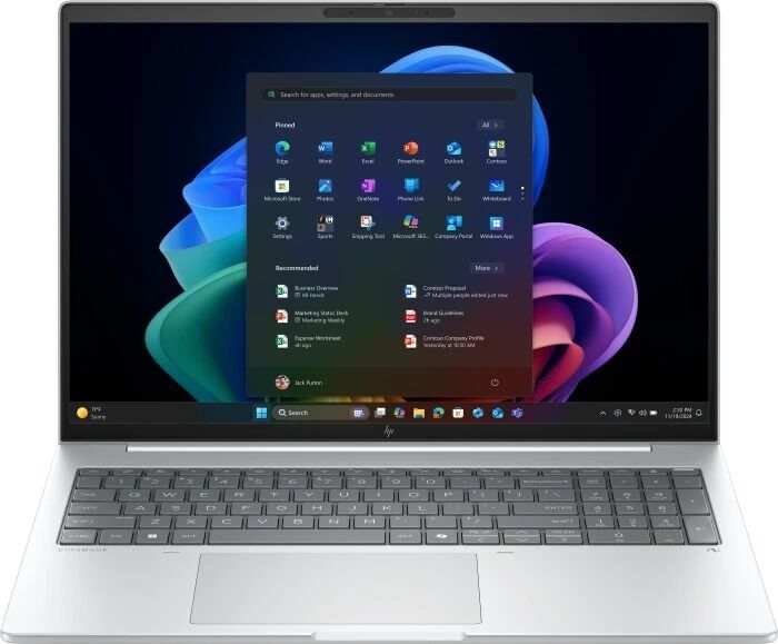 HP EliteBook X G1i | Core Ultra 7 258V | 14" | 32 GB | 1 TB SSD | FHD | Backlit keyboard | silver | Win 11 Pro | ES, image 3 of 6