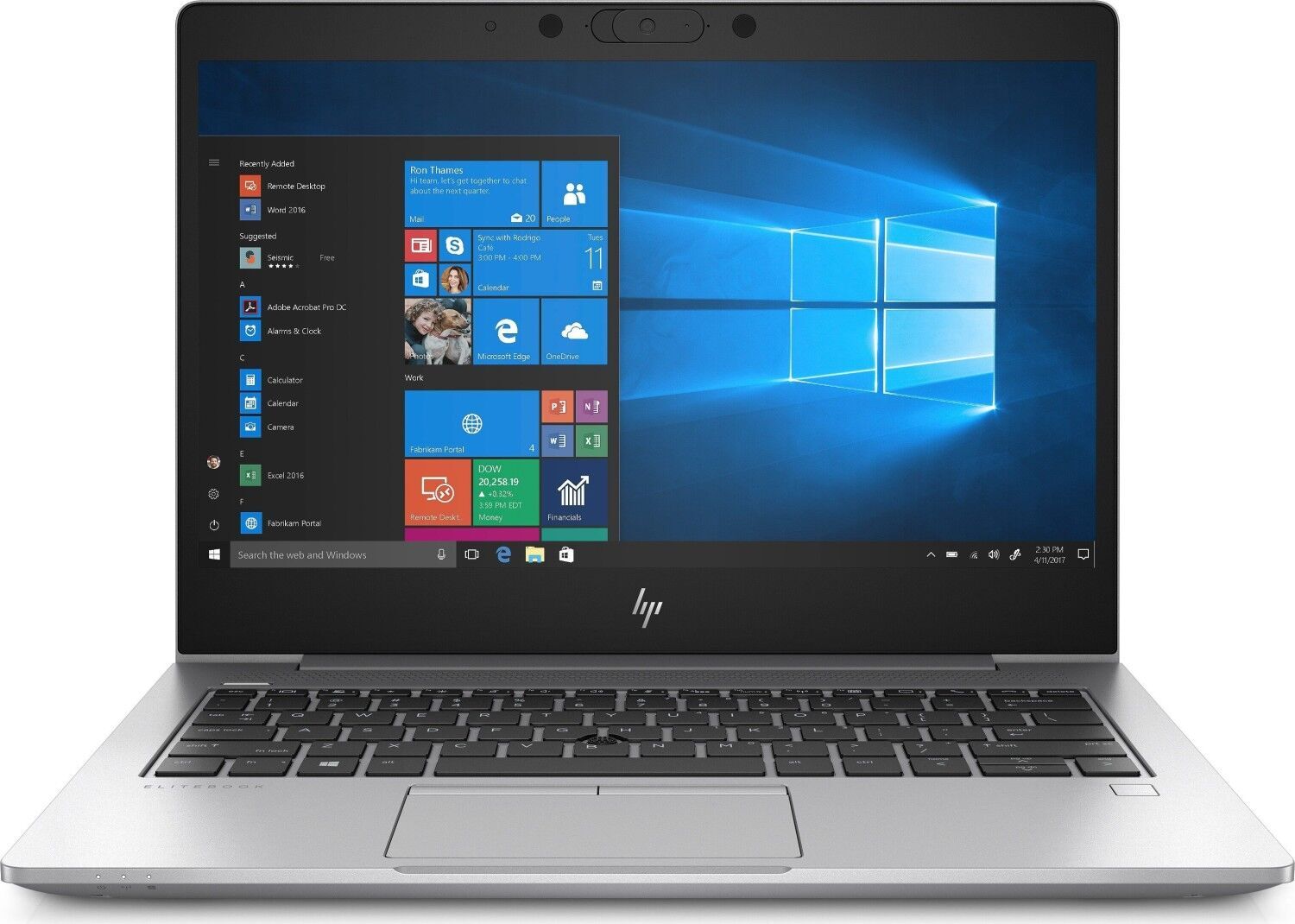 HP EliteBook 830 G6 i5-8265U 13.3" 8 GB 256 GB SSD Webcam Win 11 Pro DE