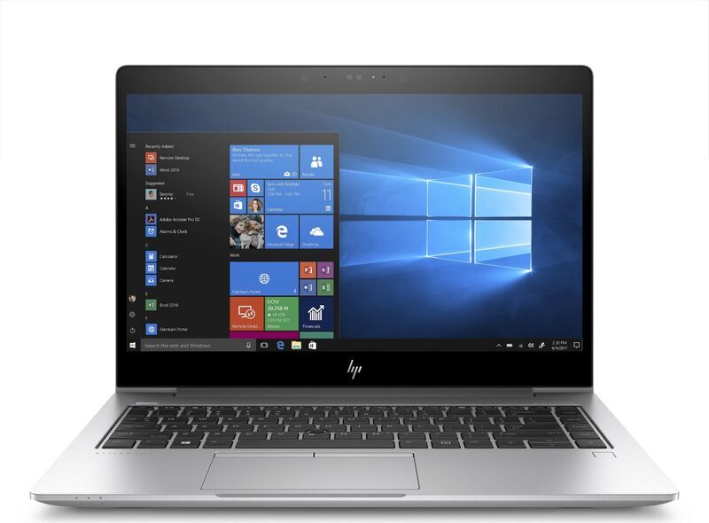 HP EliteBook 840 G5 | i5-8350U | 14" | 16 GB | 512 GB SSD | Rétroéclairage du clavier | Webcam | Win 10 Pro | argent | US