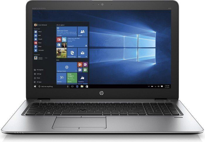 HP EliteBook 850 G3 | i5-6200U | 15.6" | 8 GB | 256 GB SSD | FHD | Win 10 Pro | Bakgrundsbelyst tangentbord | DE