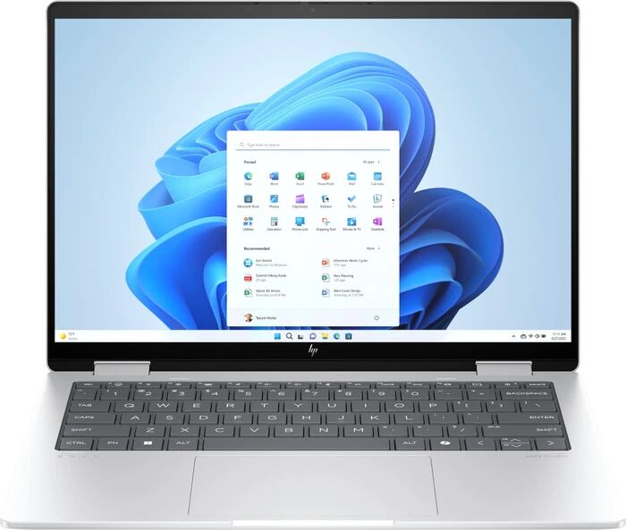 HP Envy x360 2-in-1 14-fa | Ryzen 5 8640HS | 14" | 16 GB | 512 GB SSD | Backlit keyboard | silver | Win 11 Home | DE, image 1 of 6