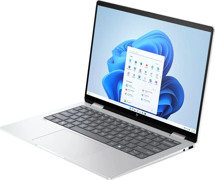 HP Envy x360 2-in-1 14-fa | Ryzen 5 8640HS | 14" | 16 GB | 512 GB SSD | Backlit keyboard | silver | Win 11 Home | DE, image 3 of 6