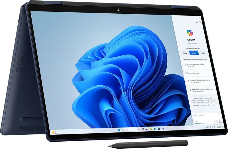 HP OmniBook Ultra Flip 14-fh | Core Ultra 7 258V | 14" | 32 GB | 2 TB SSD | 2880 x 1800 | FP | Stylus | blau | Win 11 Home | DE 1