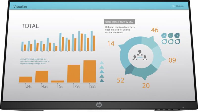 HP P24 G4 | 23.8" | bez stojaka | czarny 1